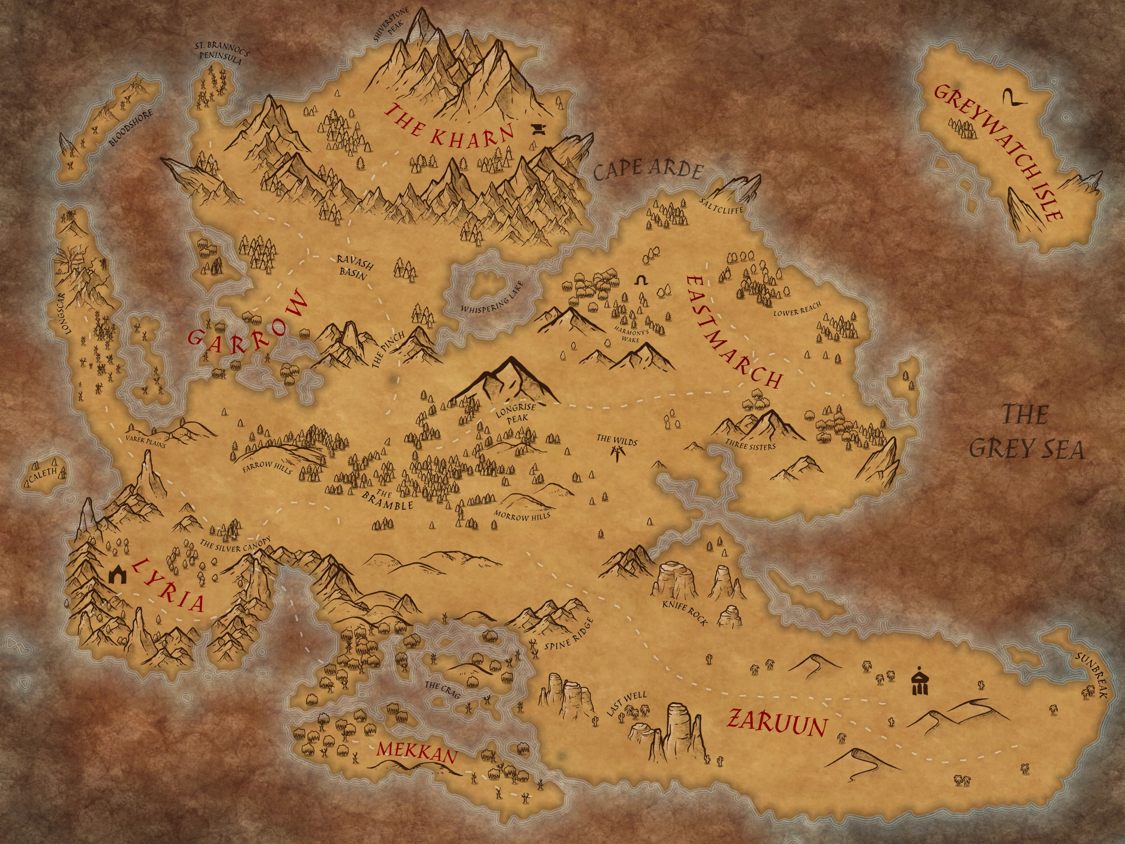 HearthBound World Map